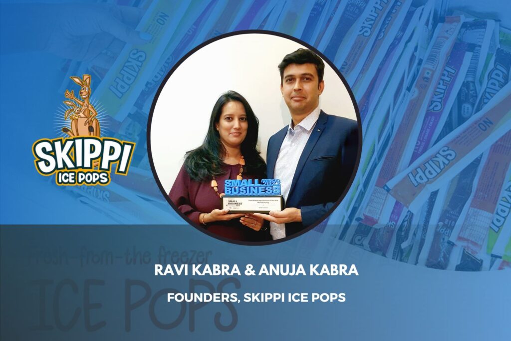 Skippi Ice Pops Founder Shark Tank Ravi Kabra Anuja Kabra